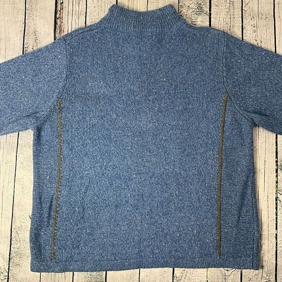 WOOLRICH Wool Blend 1/4 Zip Sweater - Picture 3 of 5